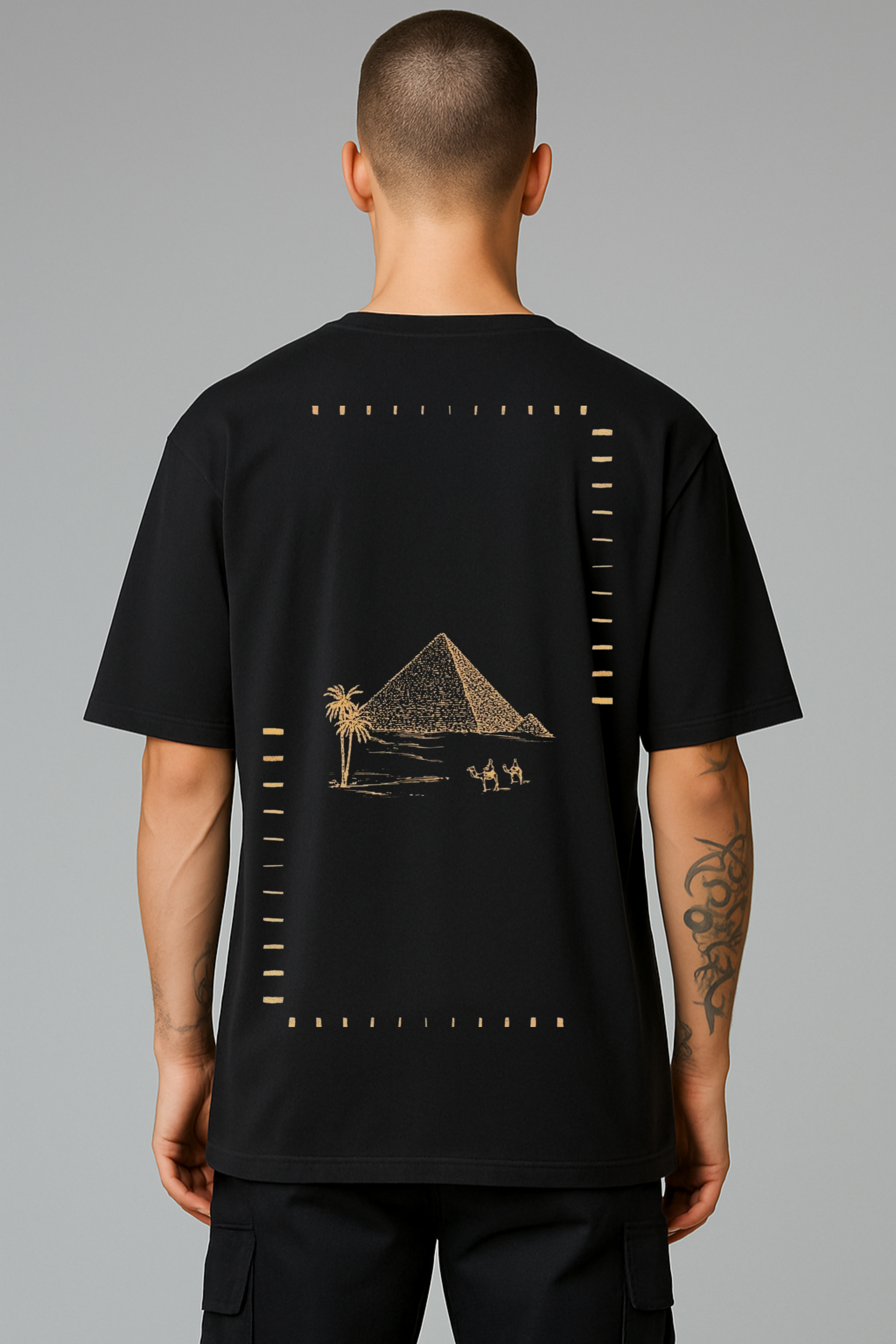 Golden Eye Of Egypt VACANCY Oversized Shirt