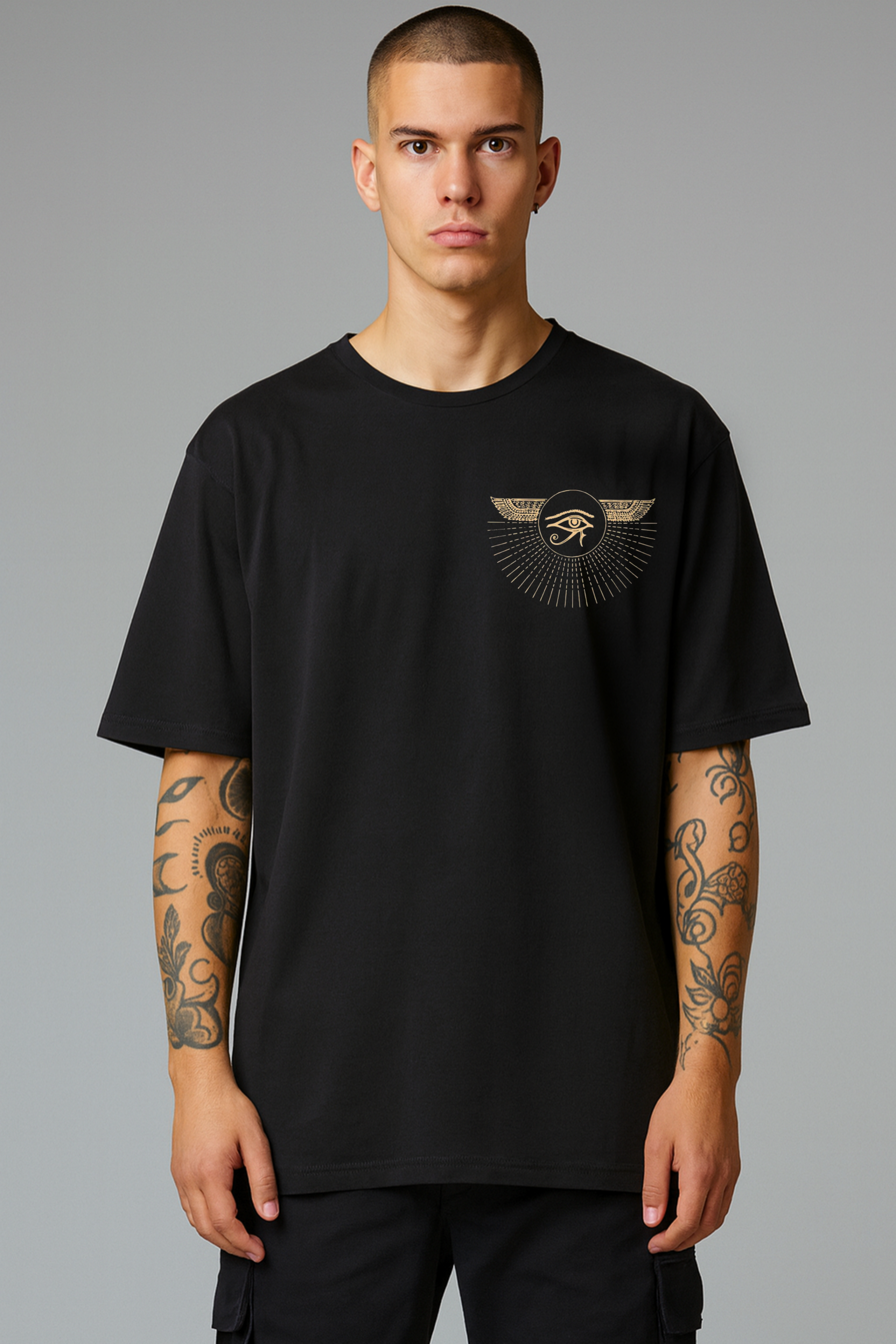 Golden Eye Of Egypt VACANCY Oversized Shirt